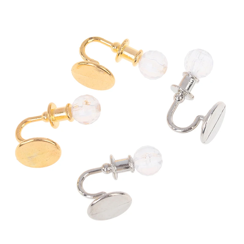1Pair Miniature Dollhouse Alloy Simulation Ceiling Lamp Hanging Lamp Mini LED Lighting Model Home Decoration Doll Furniture Toy