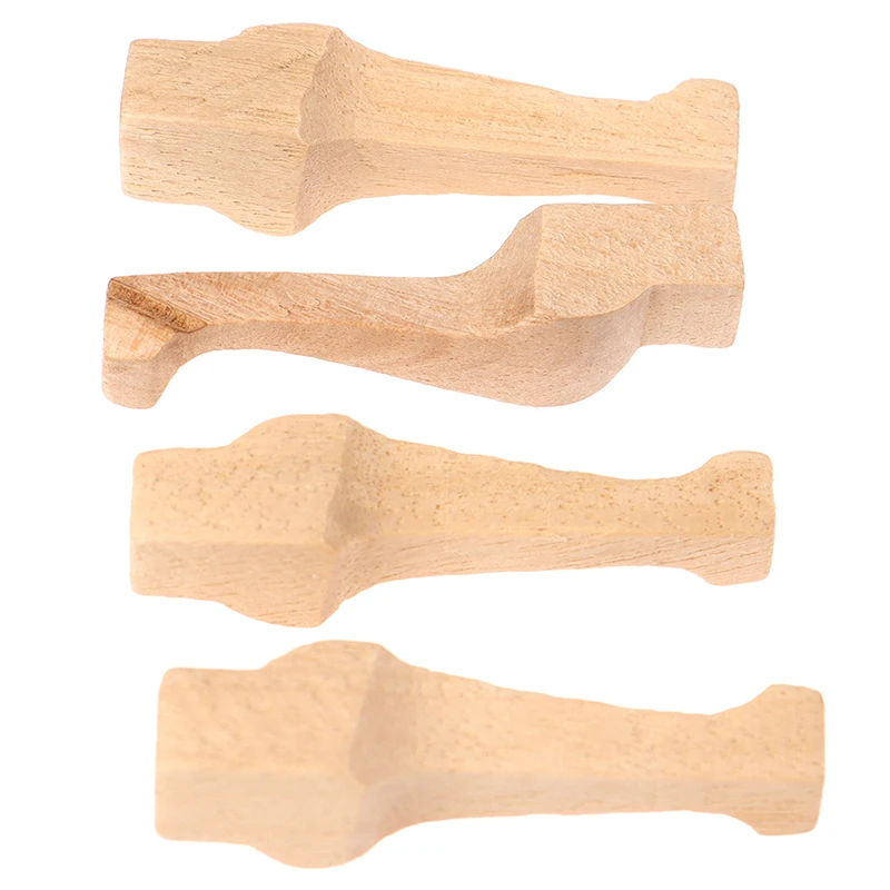 4pcs/lot 1:12 Wooden Dollhouse Table Leg Miniature Furniture Diy Dollhouse Accessories Simulation Table Feet Model Dollhouse Toy