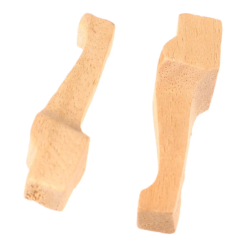 4pcs/lot 1:12 Wooden Dollhouse Table Leg Miniature Furniture Diy Dollhouse Accessories Simulation Table Feet Model Dollhouse Toy
