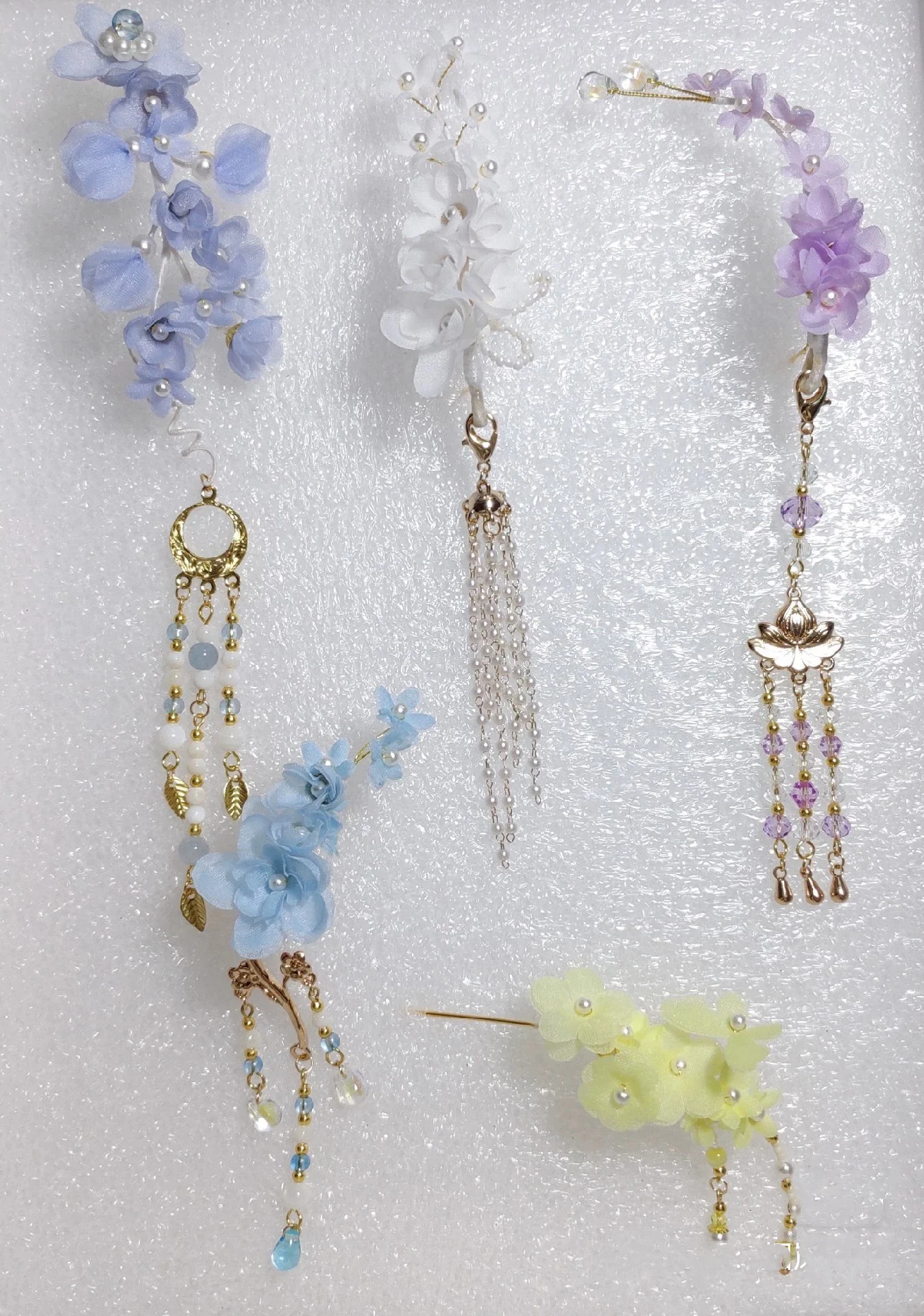 1/6 1/4 1/3 Scale BJD Hairpin Headwear Ancient Costume Hanfu Doll Hair Accessories For BJD/SD YOSD MSD SD13 Girl C2038