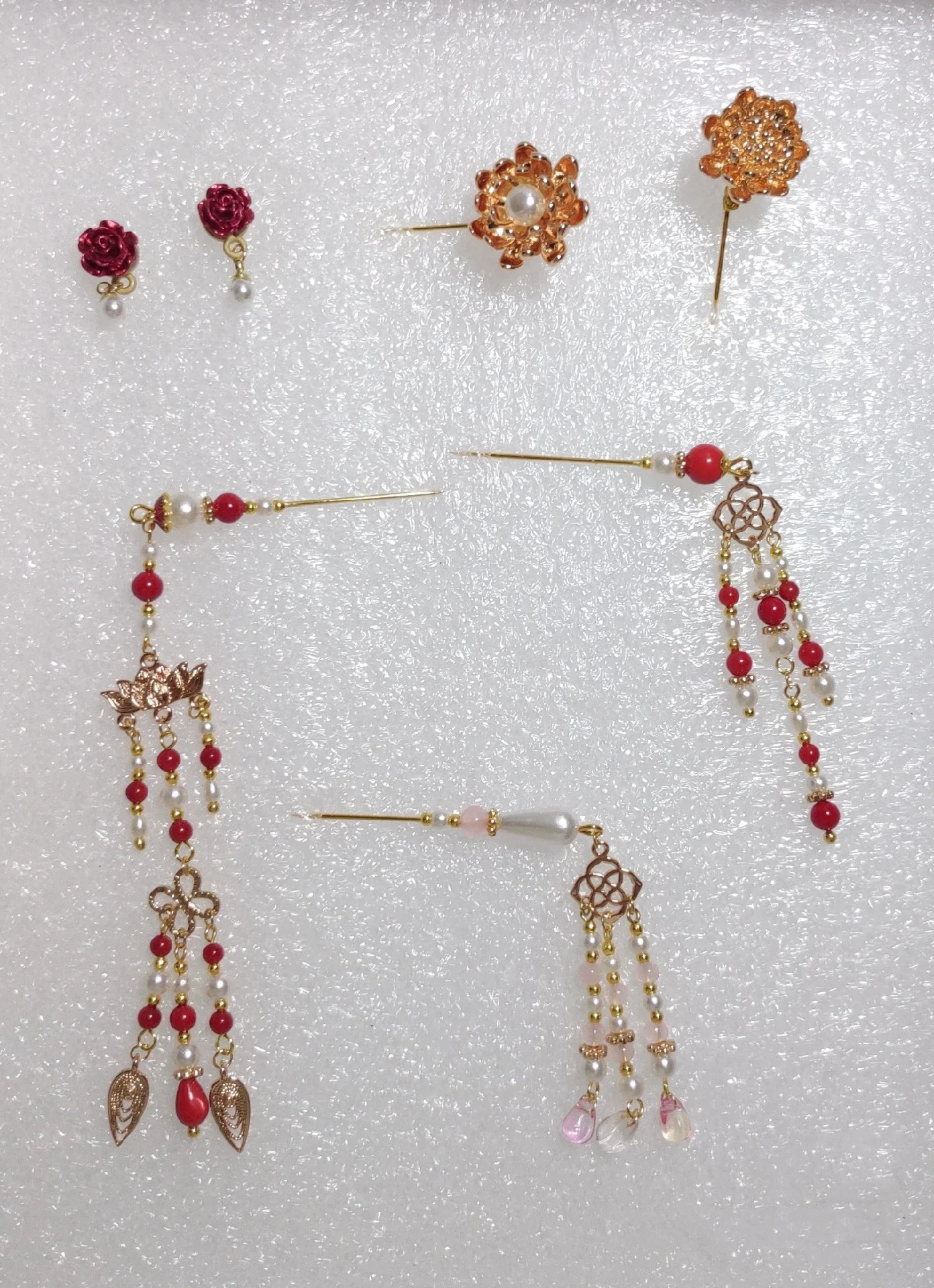 1/6 1/4 1/3 Scale BJD Hairpin Headwear Ancient Costume Hanfu Doll Hair Accessories For BJD/SD YOSD MSD SD13 Girl C2038