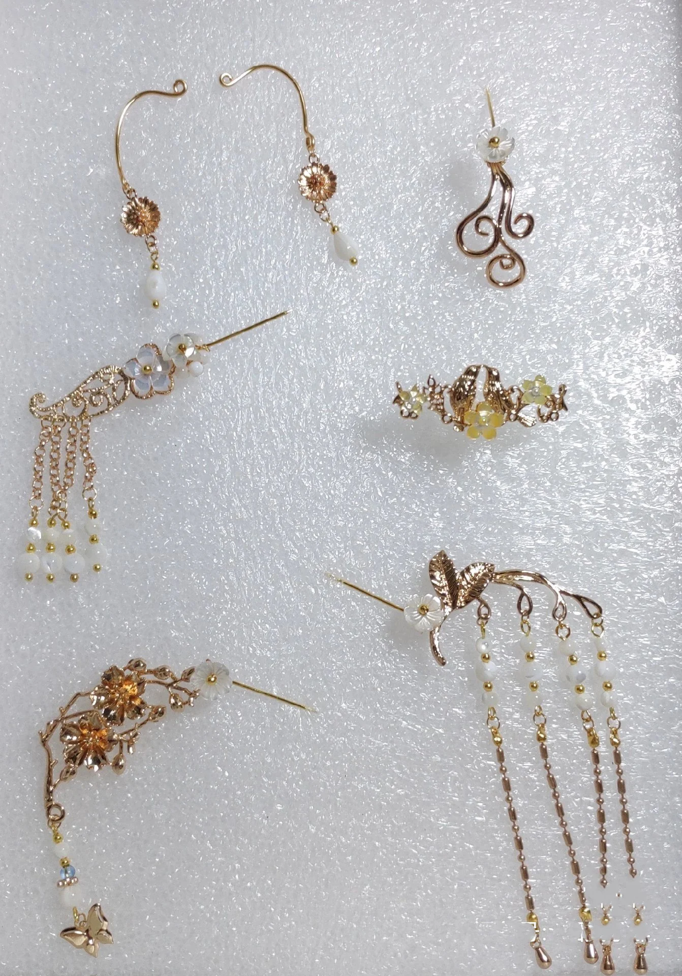 1/6 1/4 1/3 Scale BJD Hairpin Headwear Ancient Costume Hanfu Doll Hair Accessories For BJD/SD YOSD MSD SD13 Girl C2038