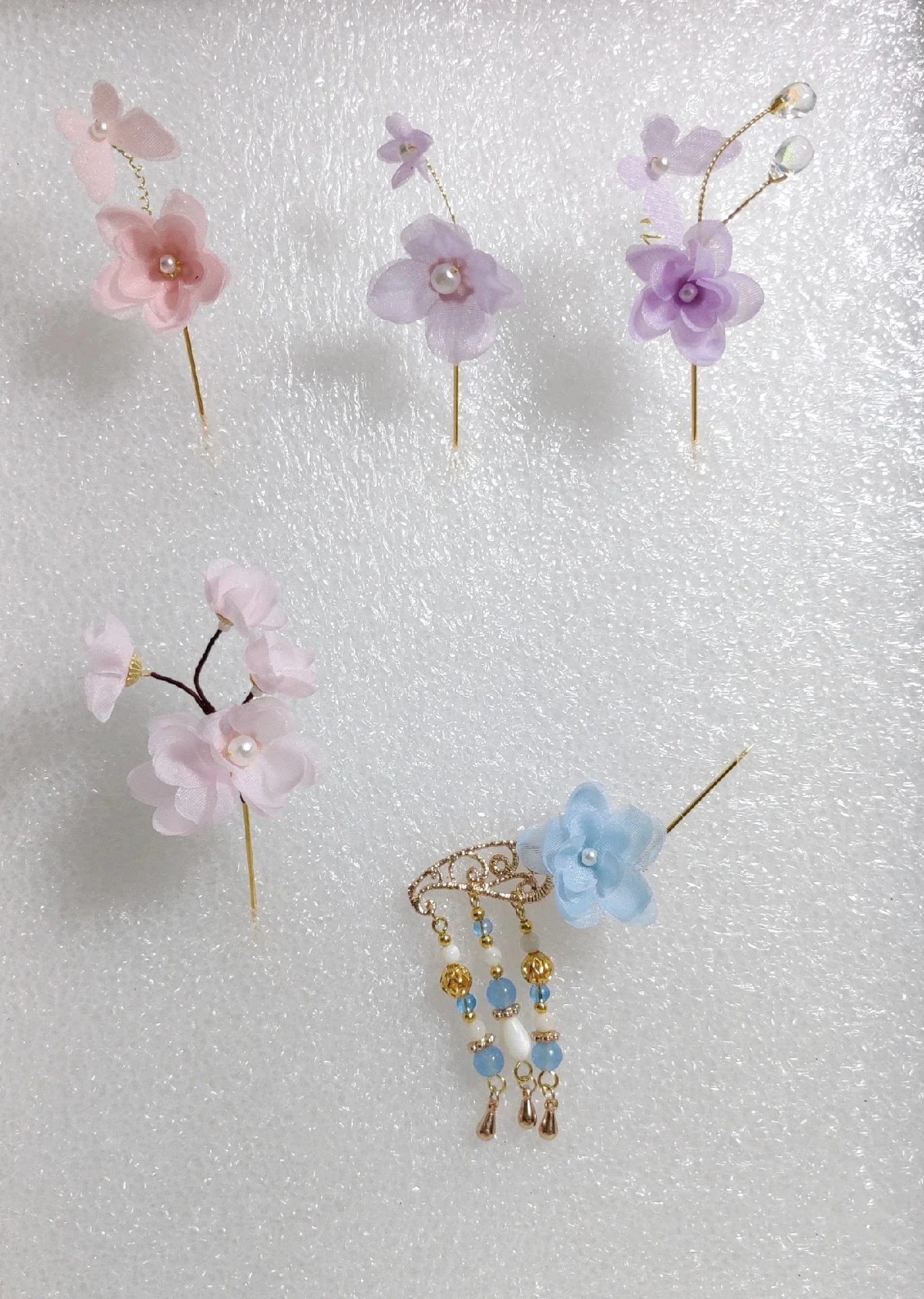 1/6 1/4 1/3 Scale BJD Hairpin Headwear Ancient Costume Hanfu Doll Hair Accessories For BJD/SD YOSD MSD SD13 Girl C2038