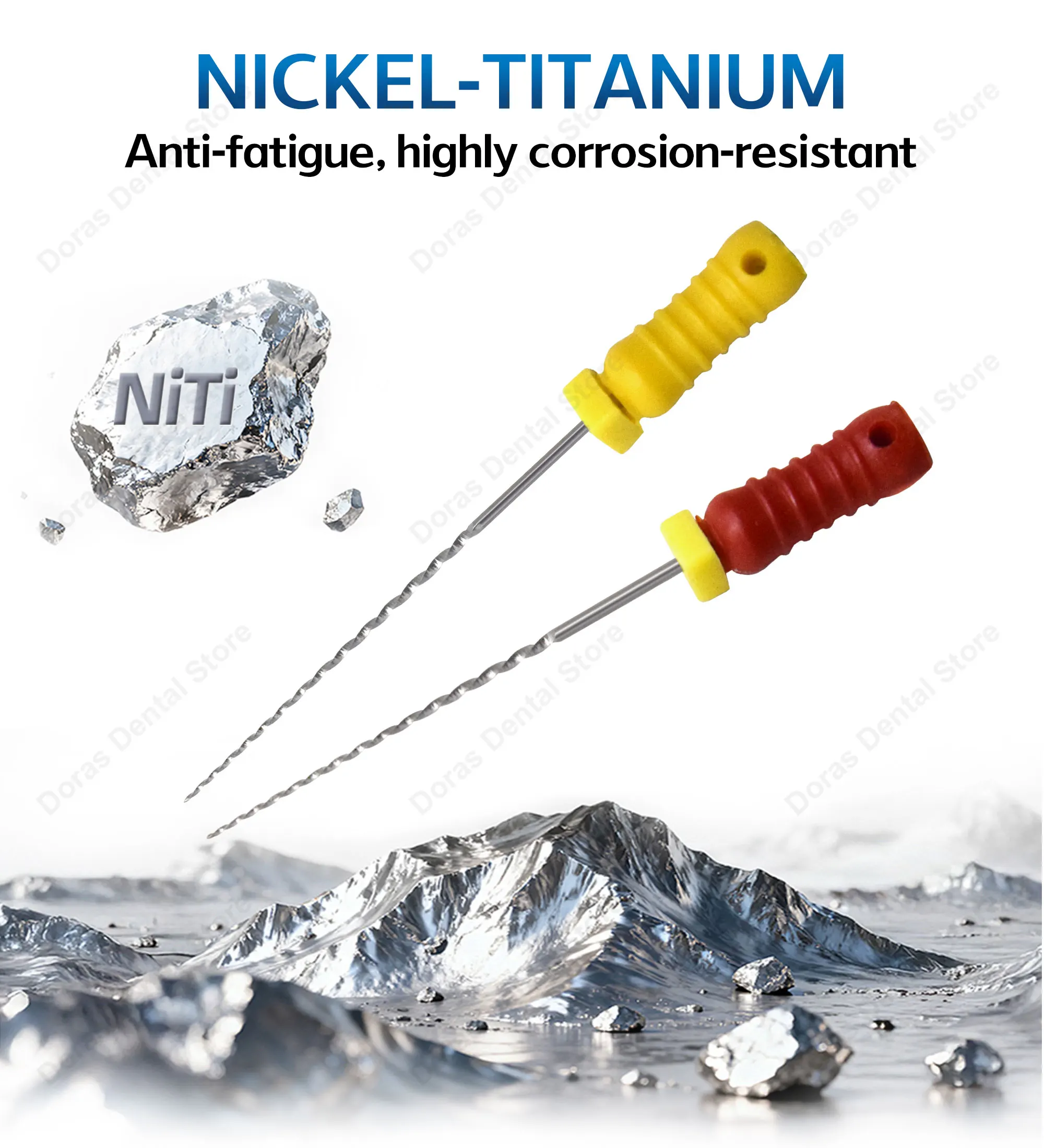Glin NITI Reamer handuse Endodontic File Dental Instrument for Root Canal Treatment and Canal Preparation Endodontics