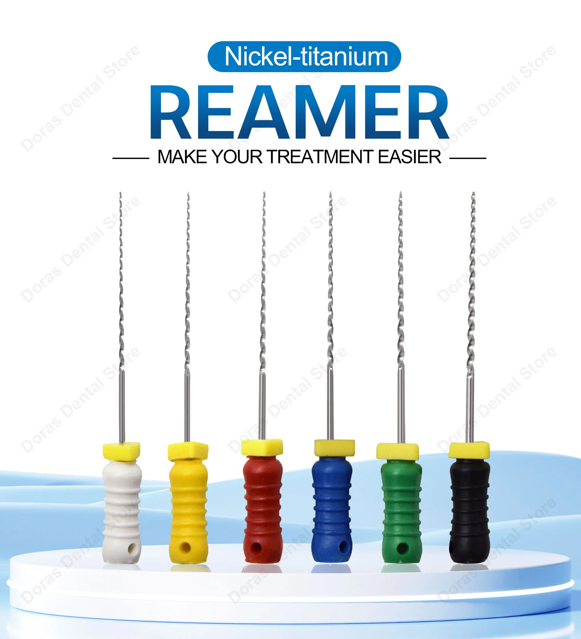 Glin NITI Reamer handuse Endodontic File Dental Instrument for Root Canal Treatment and Canal Preparation Endodontics