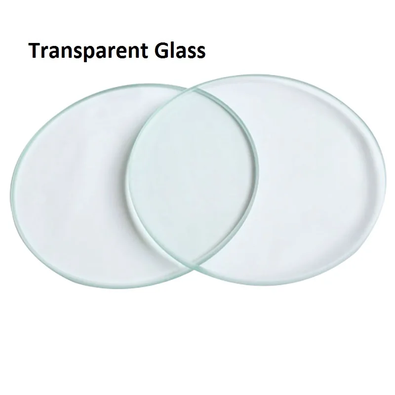 Stereo Microscope Working Stage Transparent Translucent Round Specimen Plate Frosted Glass White Black Plastic Work Board