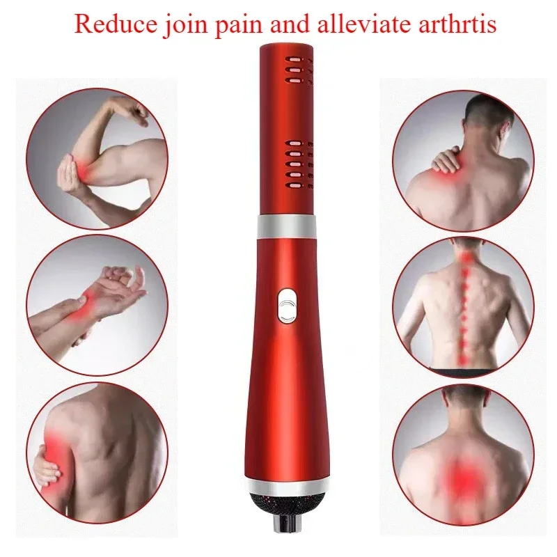 Handheld Terahertz THZ Wand Cell Light Magnetic Therapy Device Pulse Electric Heating Massager Meridian Pain Relief