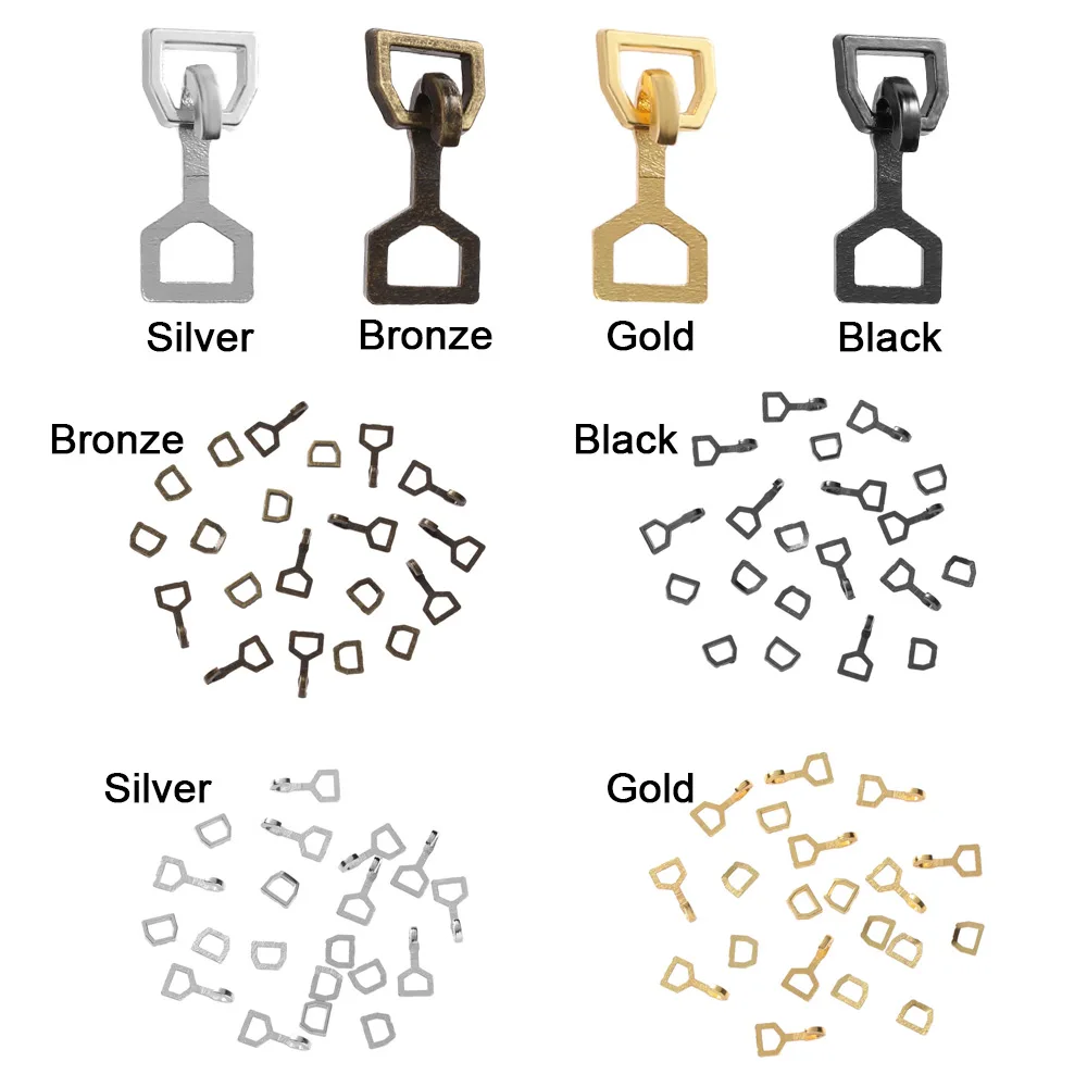10 Sets Newest Metal 14mm Mini Ultra-small Belt Buckle Doll Bags Buckles Diy Doll Buttons Shoes Accessories