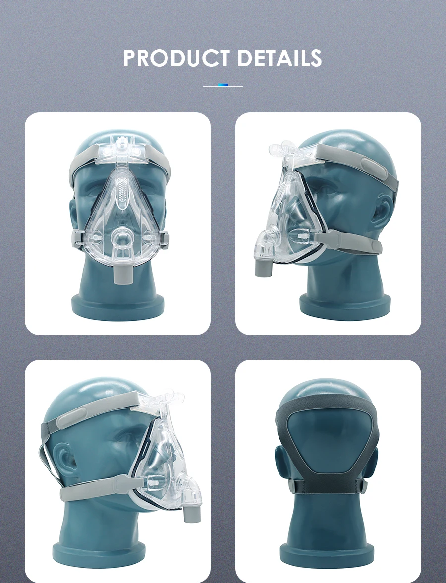 CPAP F1B F1A Full Face Mask Auto CPAP APAP BiPAP Universal Full Face Mask Anti Snoring Apnea Sleep Aiding OSAHS OSAS Nasal Mask