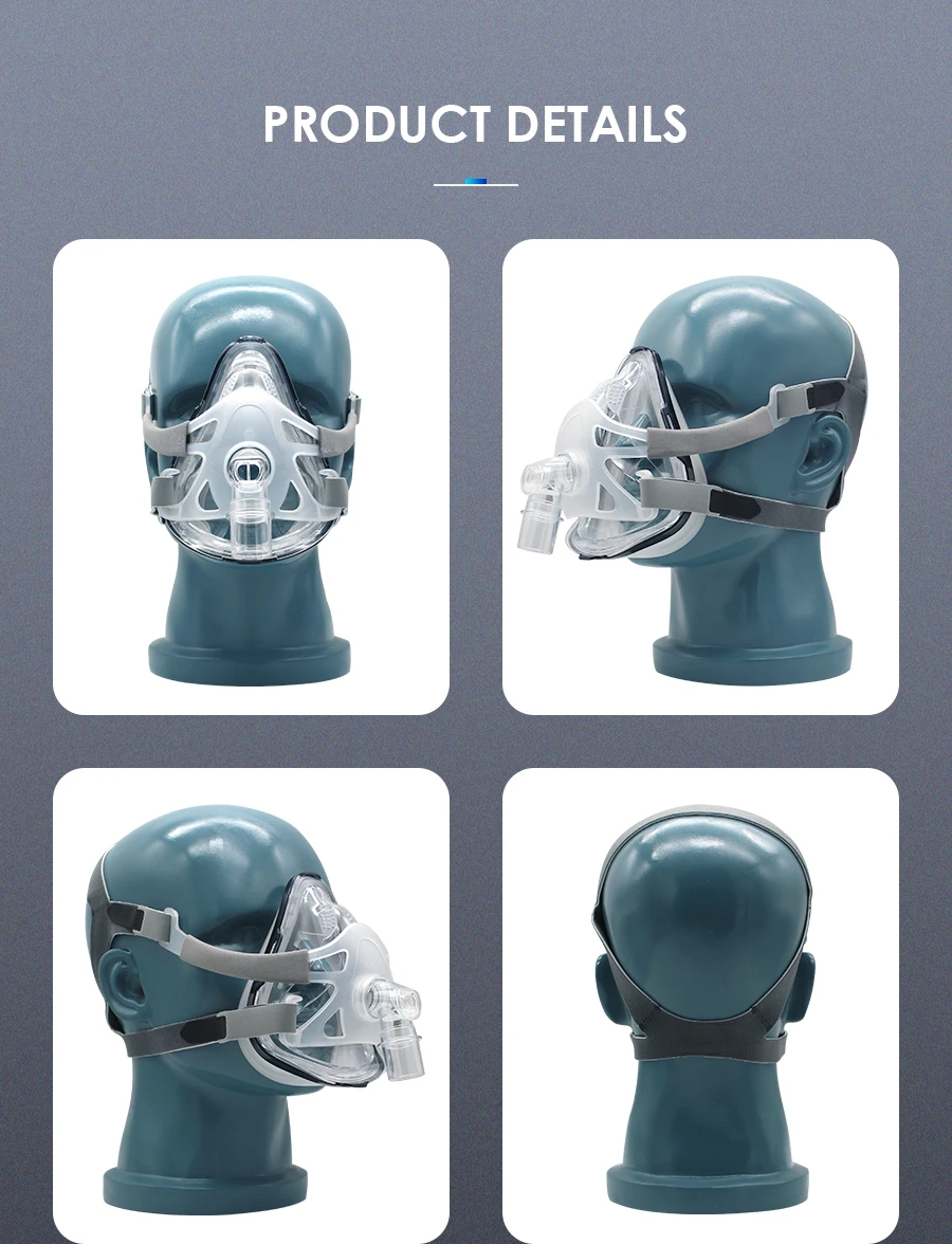 CPAP F1B F1A Full Face Mask Auto CPAP APAP BiPAP Universal Full Face Mask Anti Snoring Apnea Sleep Aiding OSAHS OSAS Nasal Mask