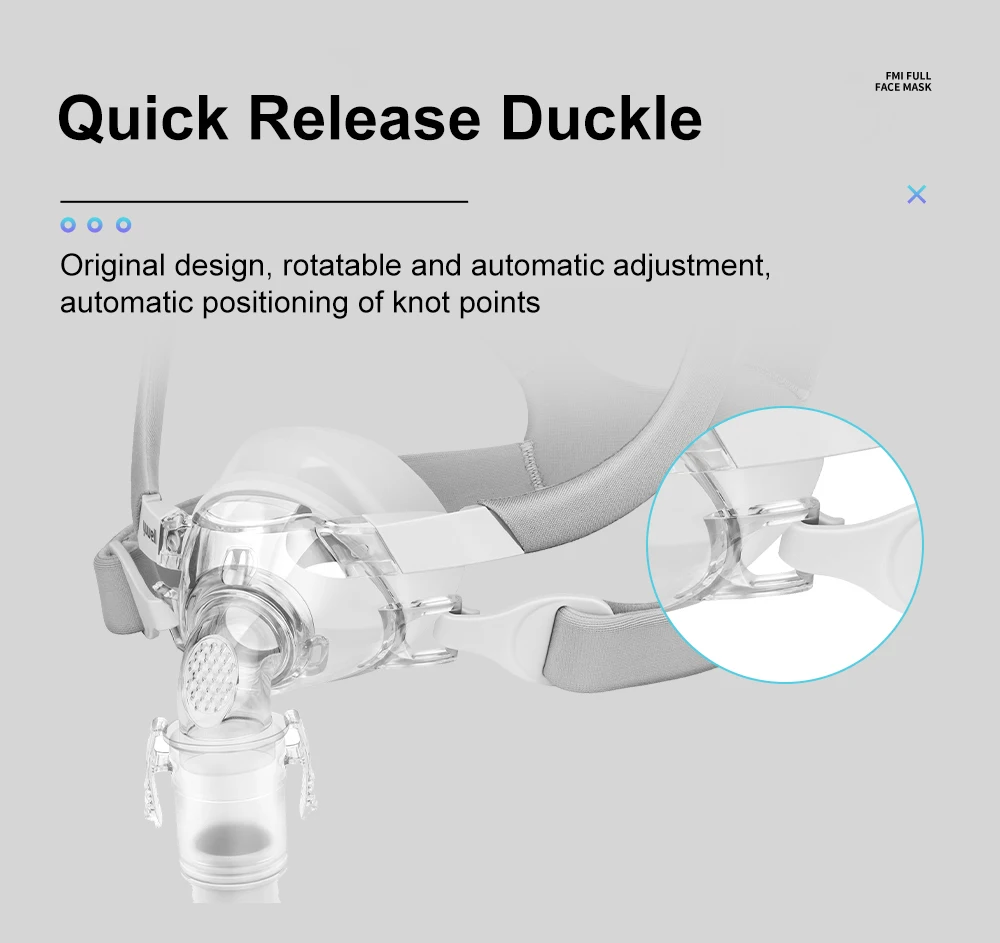 YUWELL Nasal CPAP Mask with Headgear Tube Silicon Gel Cushion for APAP CPAP Machine Sleep Apnea Anti Snoring CPAP Nasal Mask