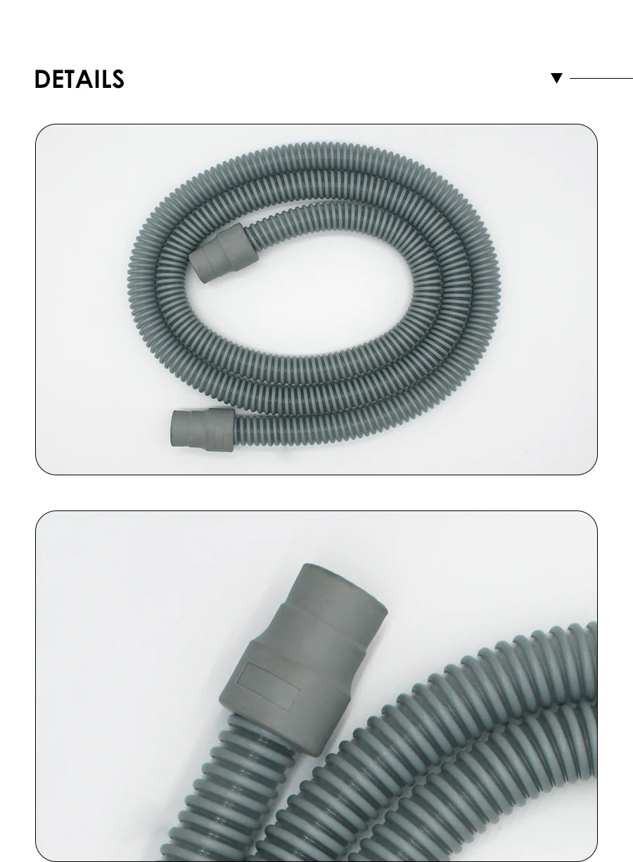 Breathing Mask Tube 2pcs Tubing Flexible Hose Pipe Connect With Respirador And Breathing Mask Apparatus For Sleep Apnea Snoring