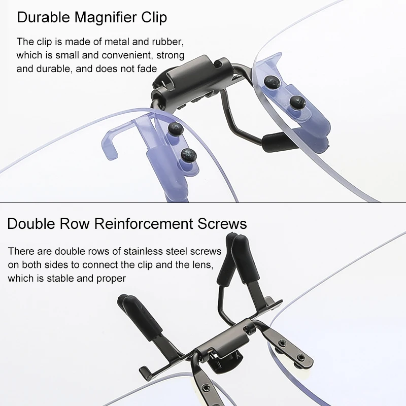 Presbyopia Eyewear High Quality Ultra-light Clip Presbyopic Glasses for Reading with Diopter +1.0 +1.5 +2.0 +2.5