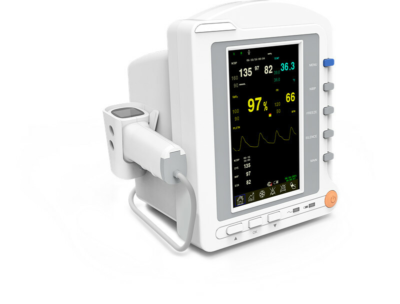 CONTEC CMS5200 Touch Screen Patient Monitor NIBP SPO2 TEMP PR Vital Signs Monitor Thermometer