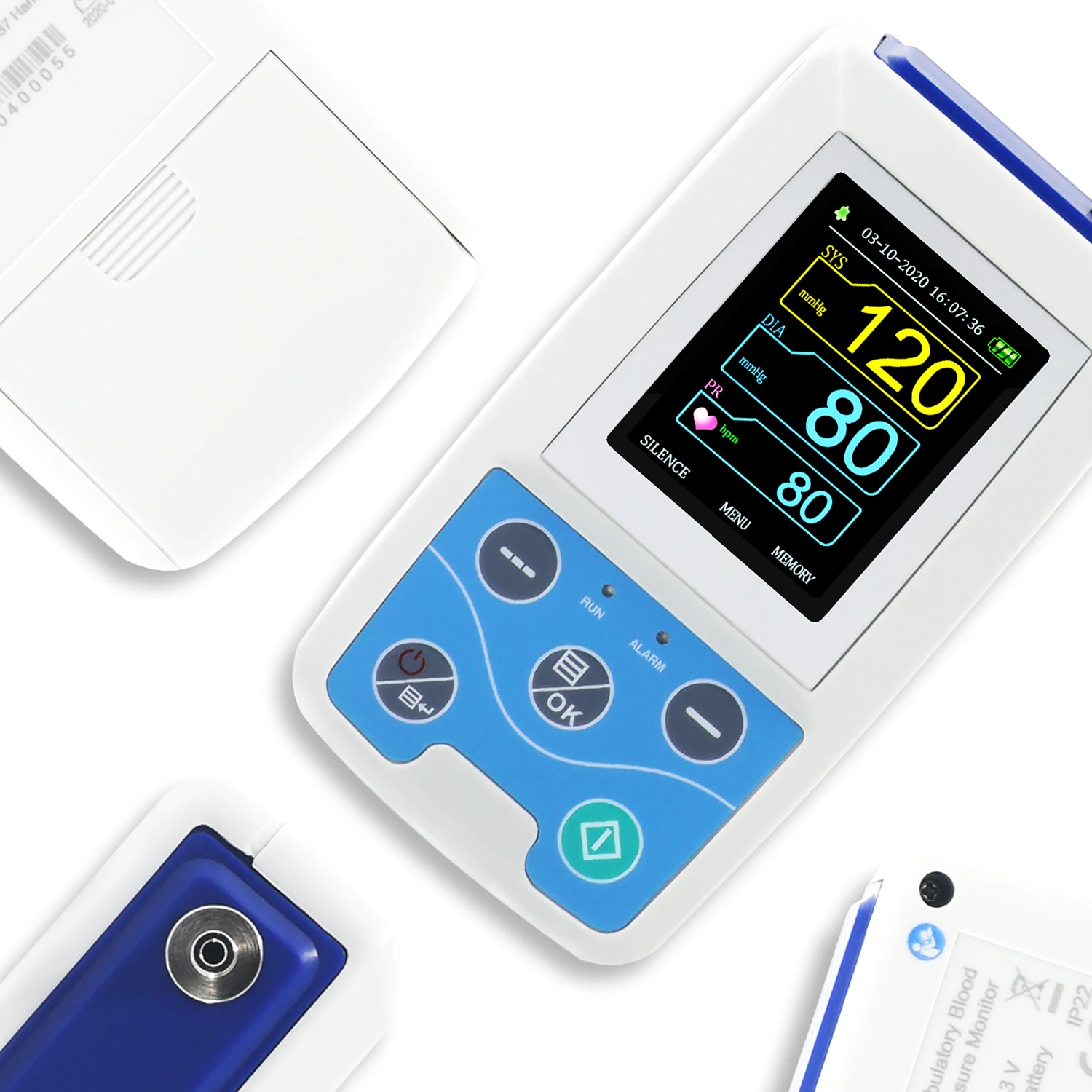 Contec ABPM50 Arm Ambulatory Blood Pressure Monitor 24hours NIBP Holter Monitor+ Adult, Child ,Large Adult Cuff  Choos