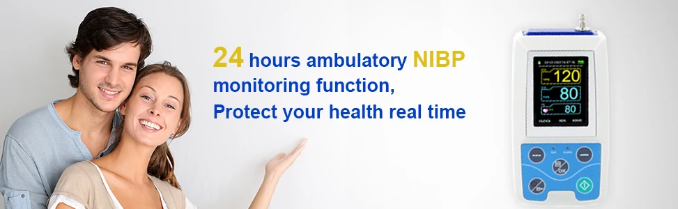 Contec ABPM50 Arm Ambulatory Blood Pressure Monitor 24hours NIBP Holter Monitor+ Adult, Child ,Large Adult Cuff  Choos