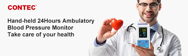 Contec ABPM50 Arm Ambulatory Blood Pressure Monitor 24hours NIBP Holter Monitor+ Adult, Child ,Large Adult Cuff  Choos