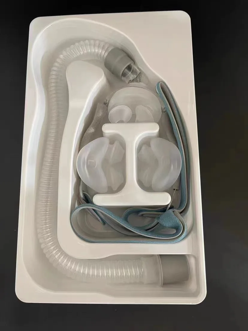 KLZ Ventilator Nasal Mask Nasal Pillow with SML Nose Pads B*C-P2 Breath Adult Respirator Universal Nasal Plug Stop Snoring Sleep