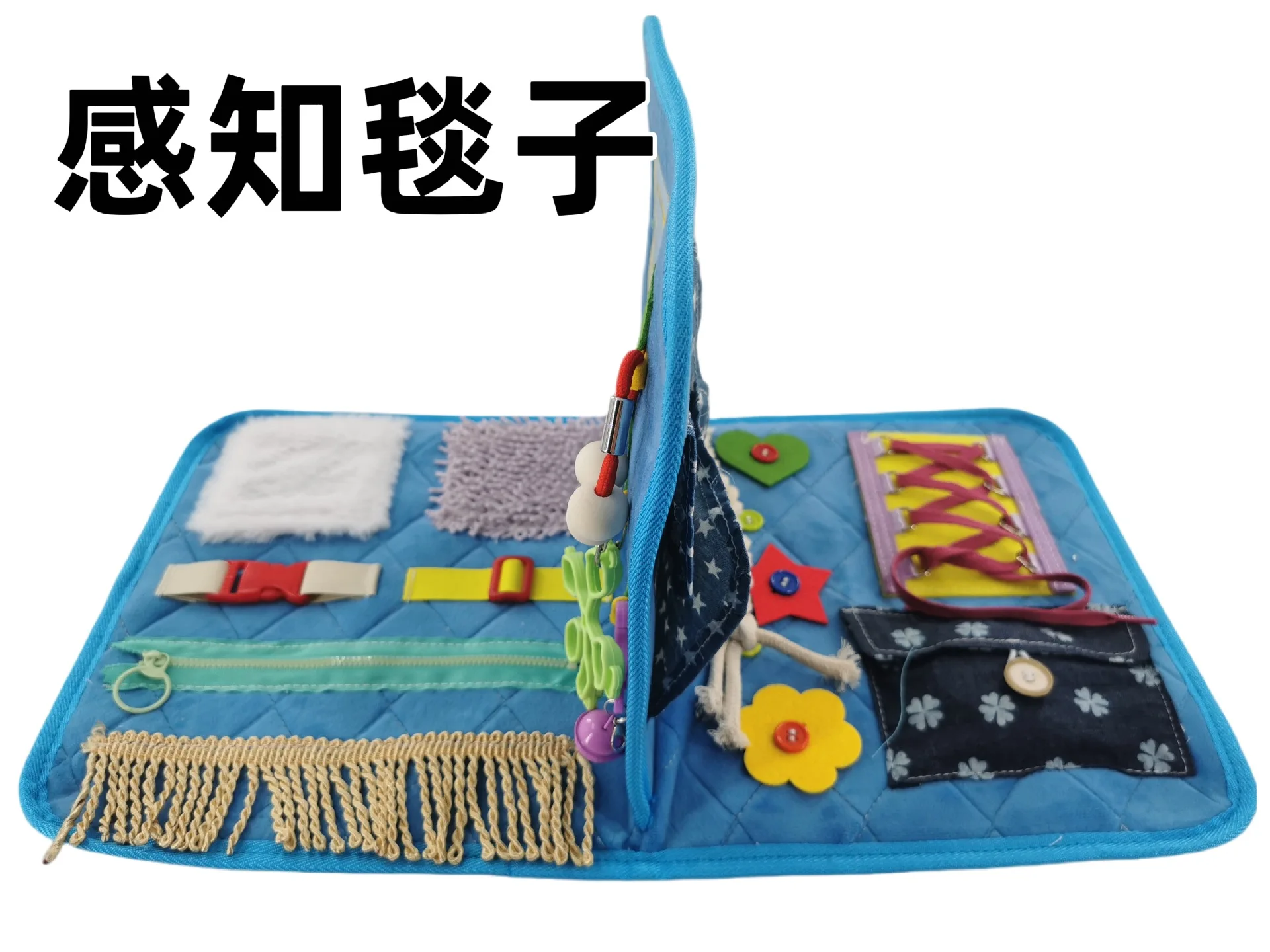 Sensory Blanket Elderly Dementia Alzheimer Tactile Training Sensory Mat Calming Anxiety Relief Senior Care Activity Pad