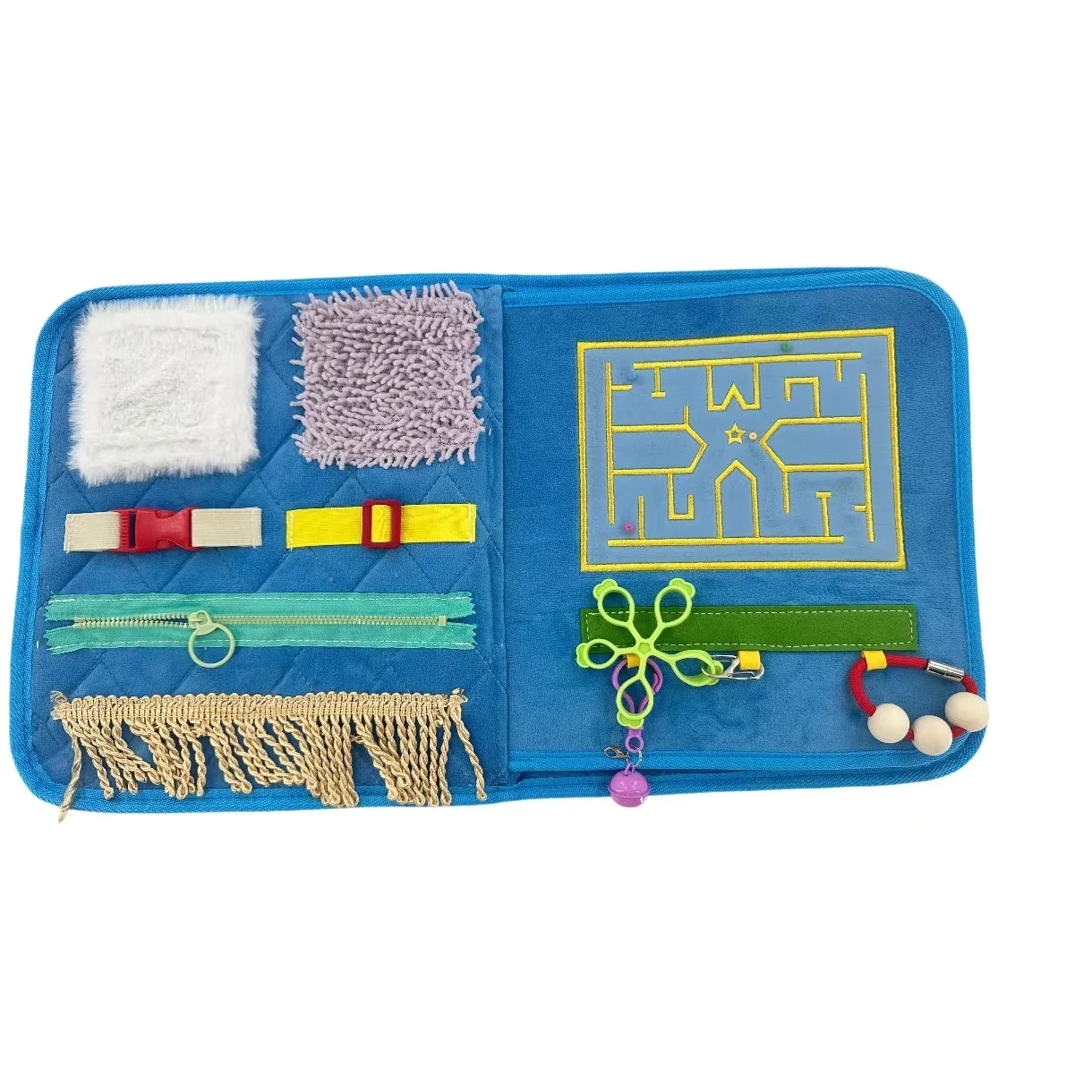 Sensory Blanket Elderly Dementia Alzheimer Tactile Training Sensory Mat Calming Anxiety Relief Senior Care Activity Pad