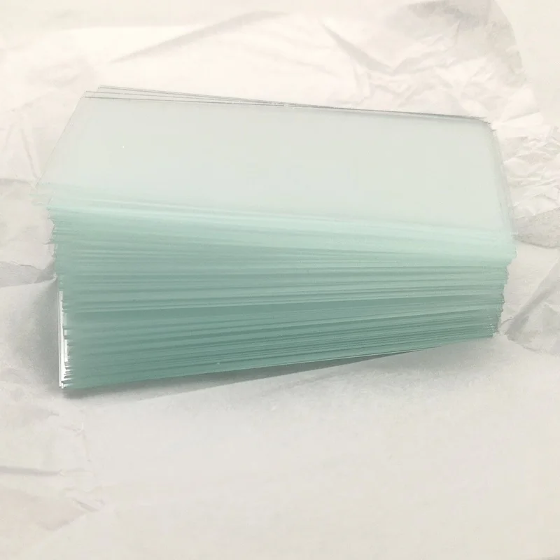 100PCS 24x50 Mm Microscope Glass Slides Cover Slips Blank Slides Microscope Accessories 0.13-0.17 Mm Thickness