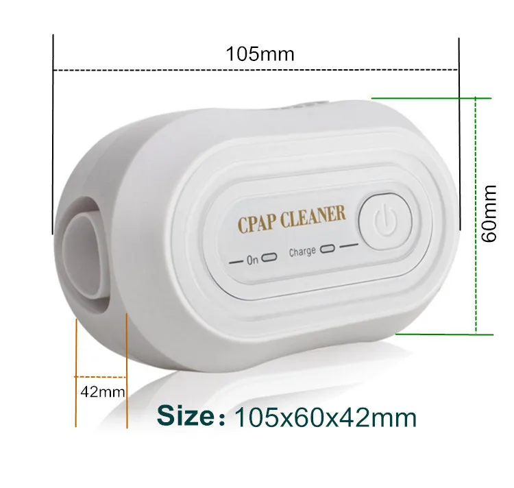Portable CPAP Cleaner & Sanitizers Ozone Sterilizer Household APAP BiPAP Mask Tubing Cleaning Solution Ozone Ionizer