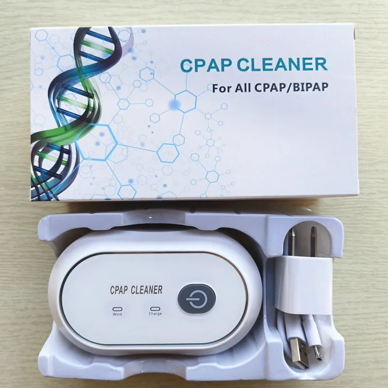Portable CPAP Cleaner & Sanitizers Ozone Sterilizer Household APAP BiPAP Mask Tubing Cleaning Solution Ozone Ionizer