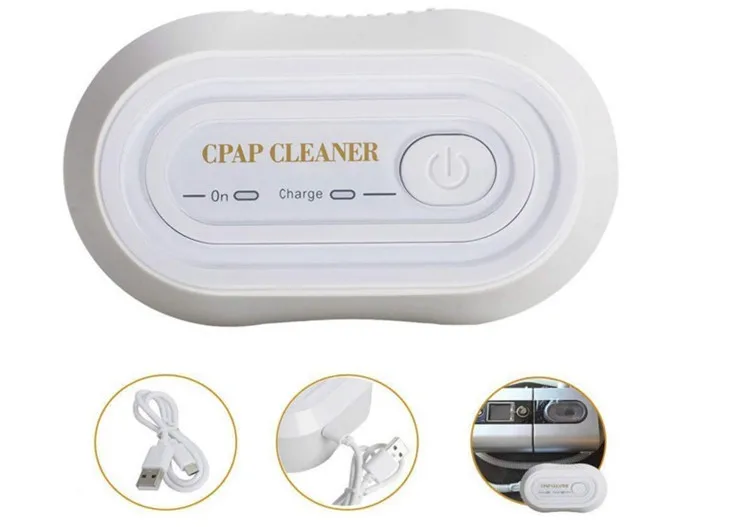 Portable CPAP Cleaner & Sanitizers Ozone Sterilizer Household APAP BiPAP Mask Tubing Cleaning Solution Ozone Ionizer