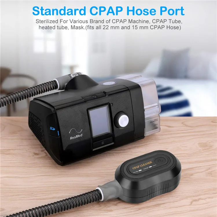 Portable CPAP Cleaner & Sanitizers Ozone Sterilizer Household APAP BiPAP Mask Tubing Cleaning Solution Ozone Ionizer