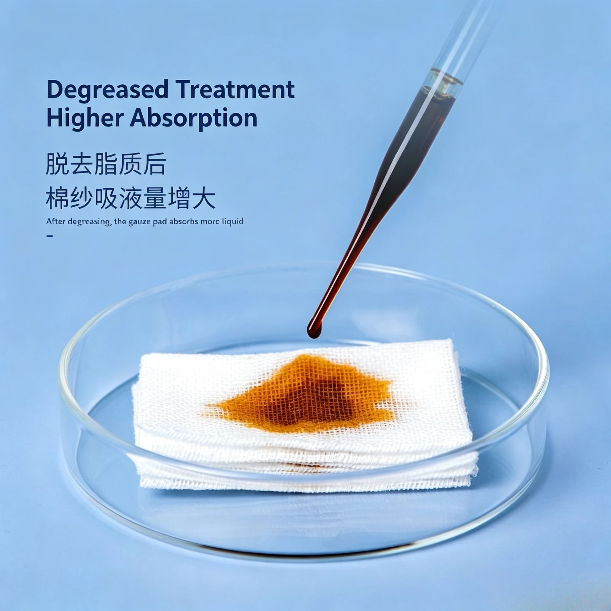 5 Pcs Sterile Medical Gauze Pads Disposable Degreased Gauze Dressing Wound Care First Aid Household Medical Supplies