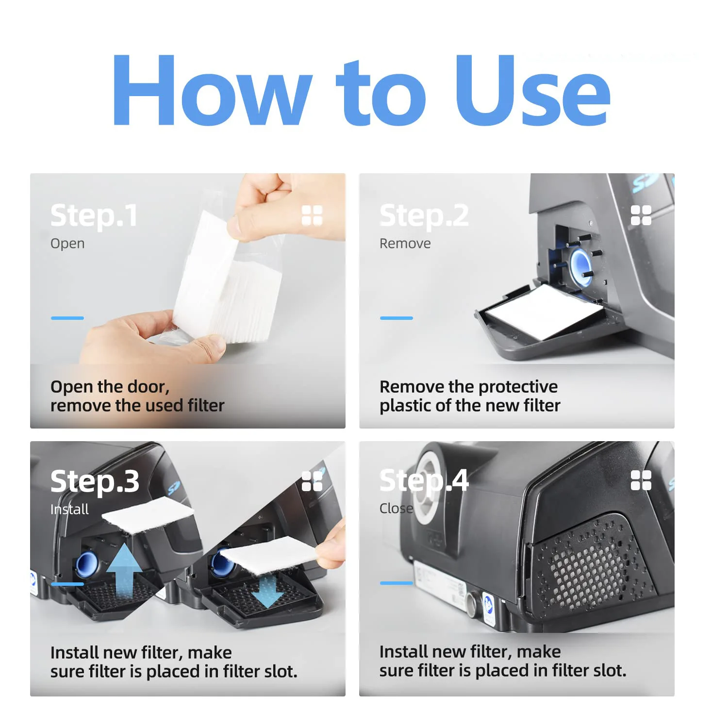 CPAP Replacement Filter Cotton Compatible AirSense S11 S10 Sleep Apnea Machine Dust Filter Membrane Screen Spare Accessory