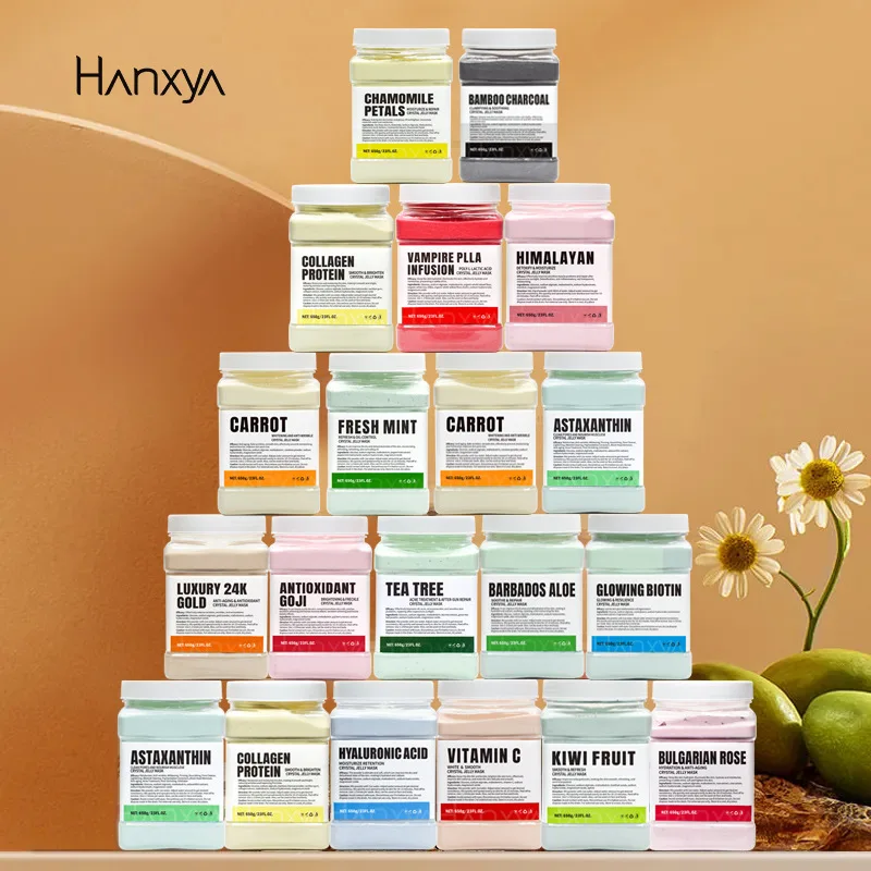 Jelly Mask Facial Professional Rose Smooth Face  Skin Care Hydrated Nourished Hydro Jelly Mask Powder Gel Peel Off MasK