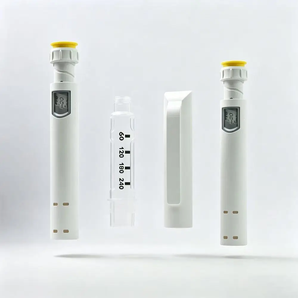 Portable 5Pcs Insulin Syringe Pen Set Disposable Adjustable 60U Insulin Injector Pen Precise Dosing Device