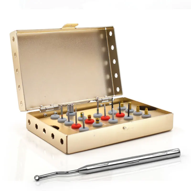 JUMTOP Dental Implant Screw Removal Kit Broken Cover Screw Extractor Surgical Remover Instruments