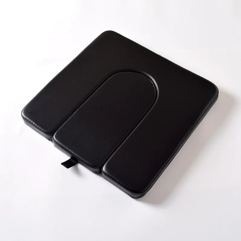 U‑Shape Wheelchair Commode Seat Cushion Removable Leather Toilet Opening Pad for Elderly Disabled Care
