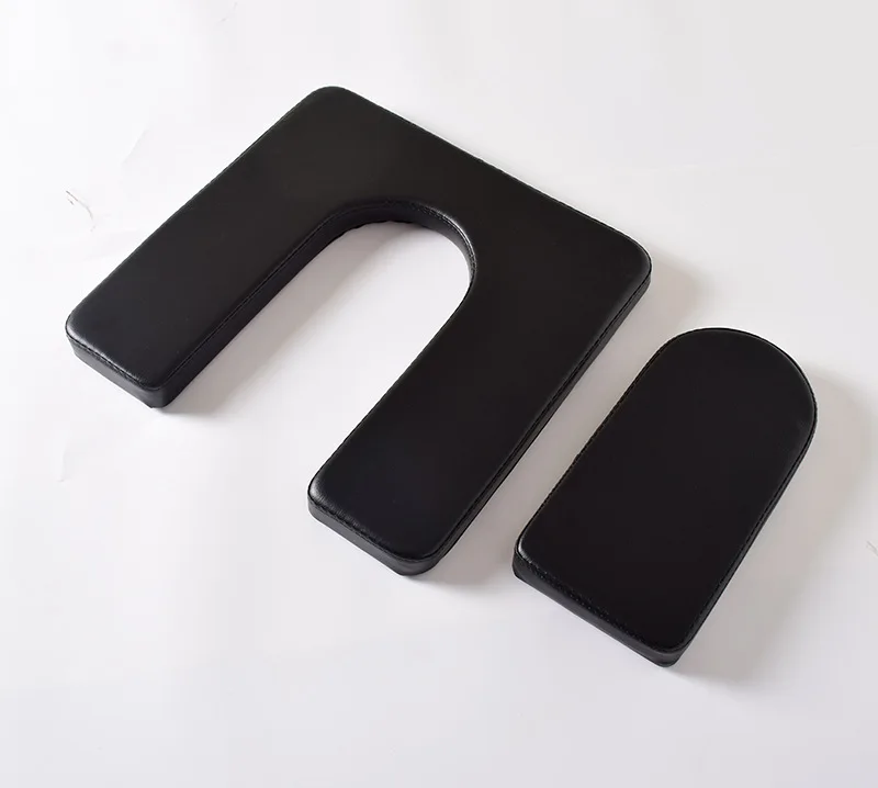 U‑Shape Wheelchair Commode Seat Cushion Removable Leather Toilet Opening Pad for Elderly Disabled Care