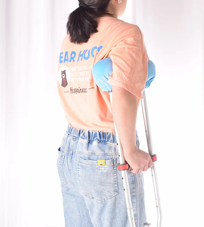 Crutch Underarm Replacement Pad Soft Axillary Pillow Cushion Cover Crutch Accessory Walking Aid Pad  Elderly