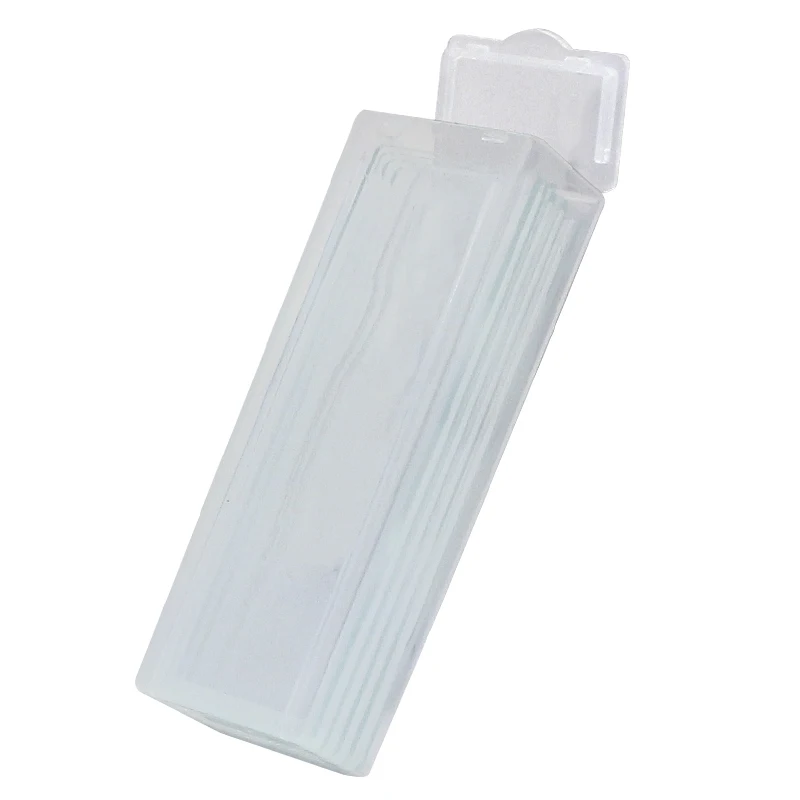 5 Pieces Reusable Double Concave Blank Glass Slides For Biological Microscope Laboratorial Consumables For Liquid Specimen