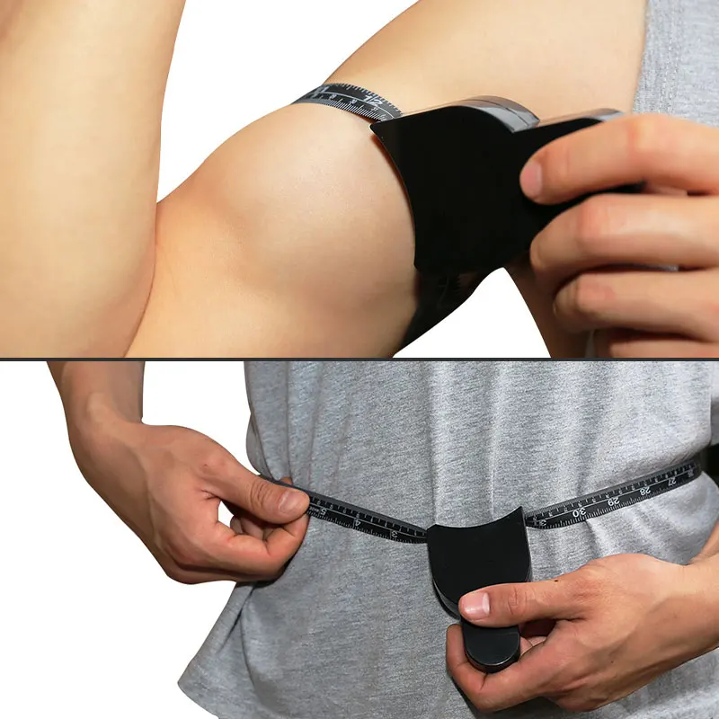Body Waist Tape Measure 152cm/60 inch Retractable Height Measuring Ruler Muscle Measurement Tools Gym Home Sports