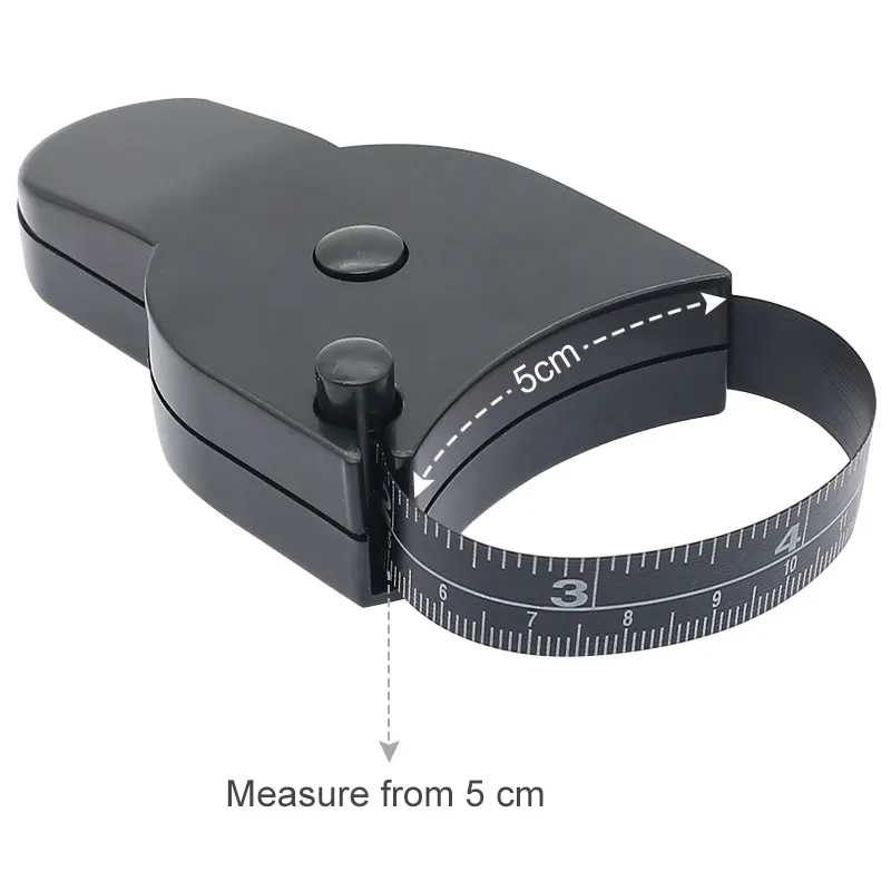 Body Waist Tape Measure 152cm/60 inch Retractable Height Measuring Ruler Muscle Measurement Tools Gym Home Sports