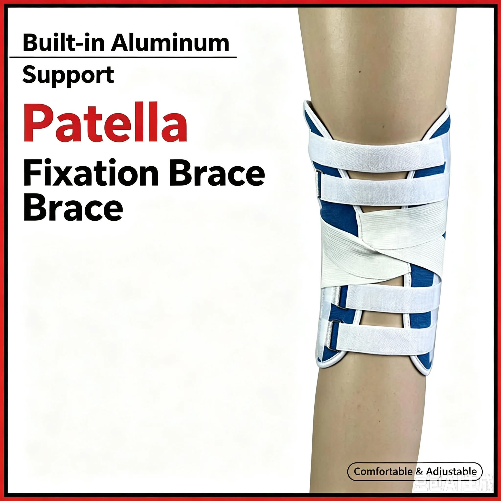 Knee Joint Fixator Patellar Fracture Splint Leg Support Meniscus Injury Rehabilitation Joint Bracket Knee Joint Rehabilitation