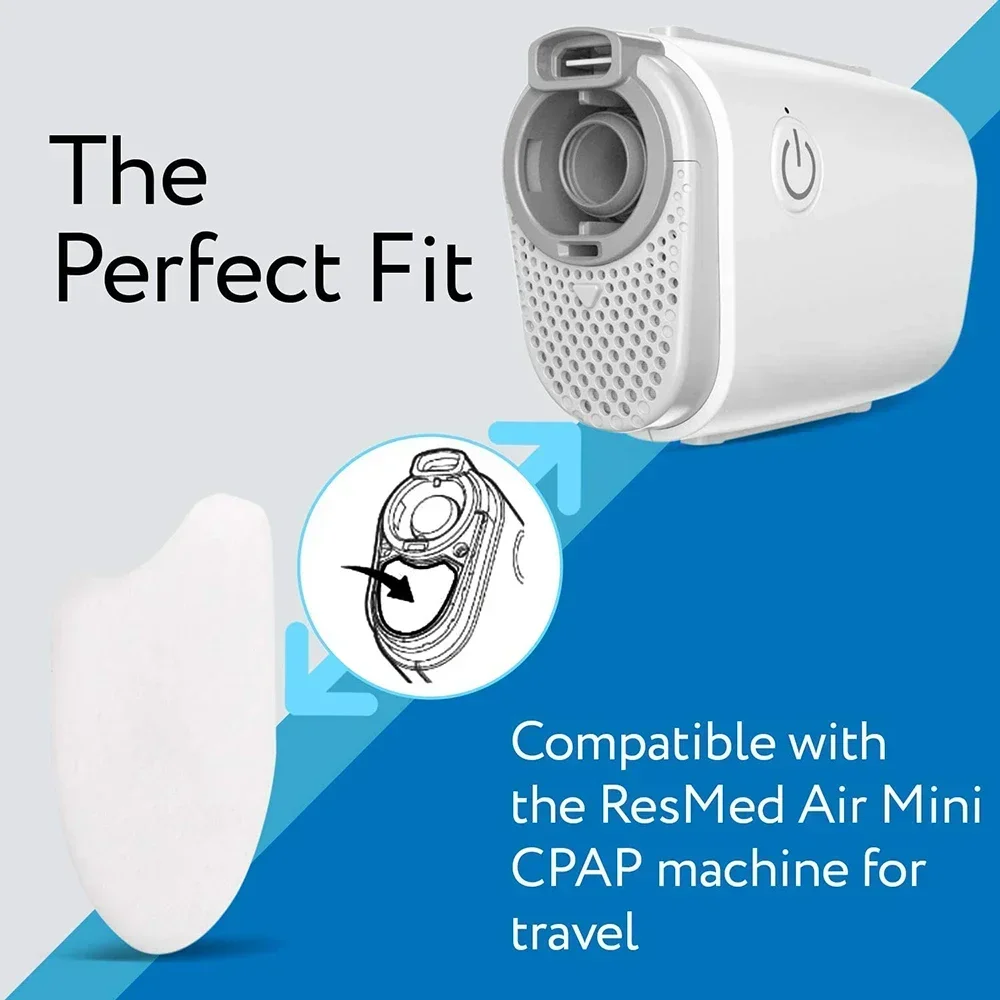 Replacement CPAP Filter Compatible Air Mini Devices Respirator Premium Hypoallergenic CPAP ResMed AirMini Filter