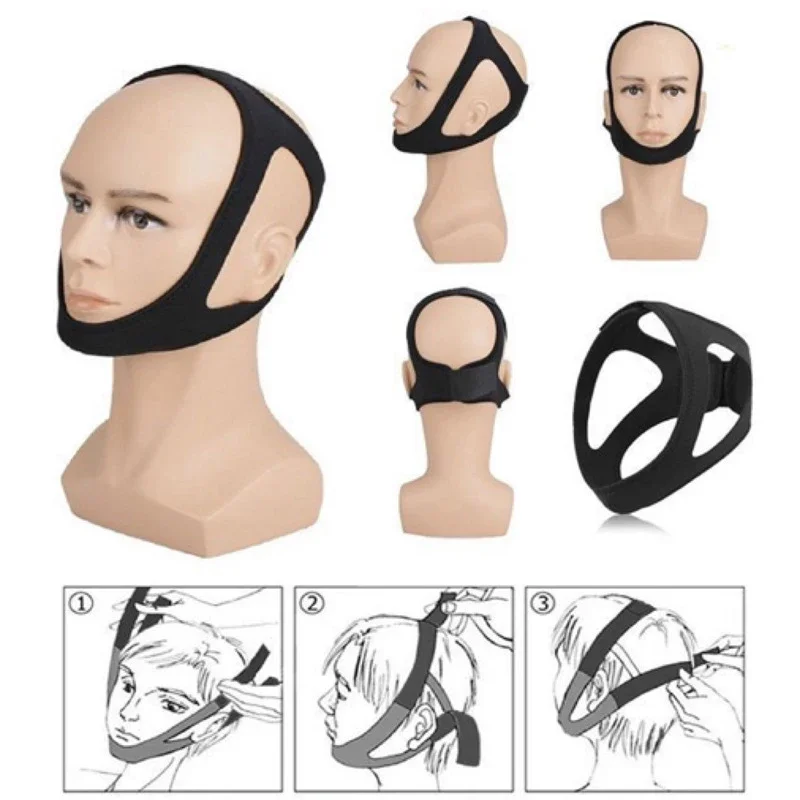 Anti Snoring Mouth Guard Belt Adjustable Anti-Snoring Strap Stop Snore Mouthguard Improving Sleeping Snoring Treatment Devices