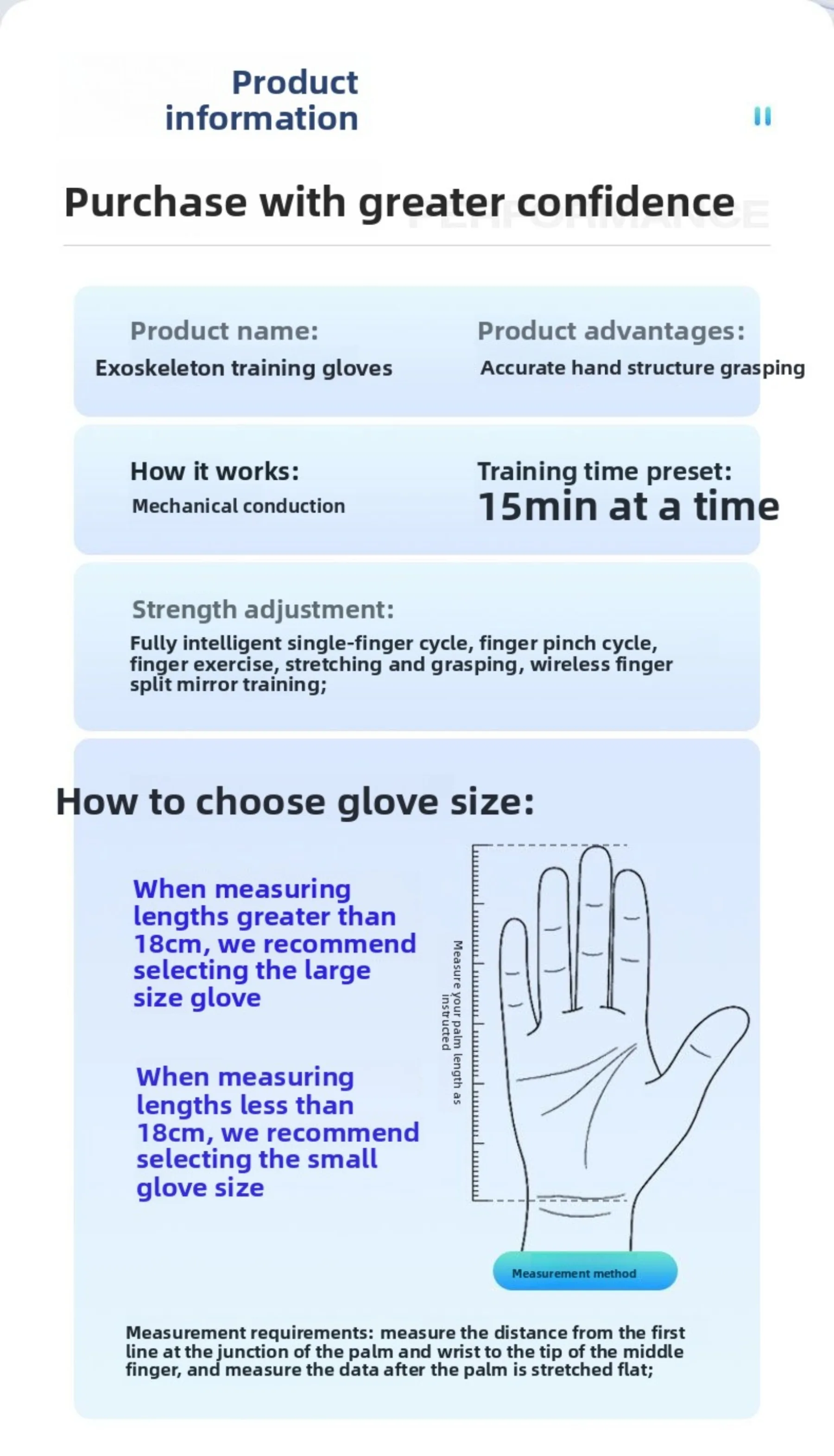 Hand Rehab Glove Stroke Hemiplegia Finger Train Mirror Therapy Wireless Robot Voice Prompt Cerebral Infarction Recovery Device