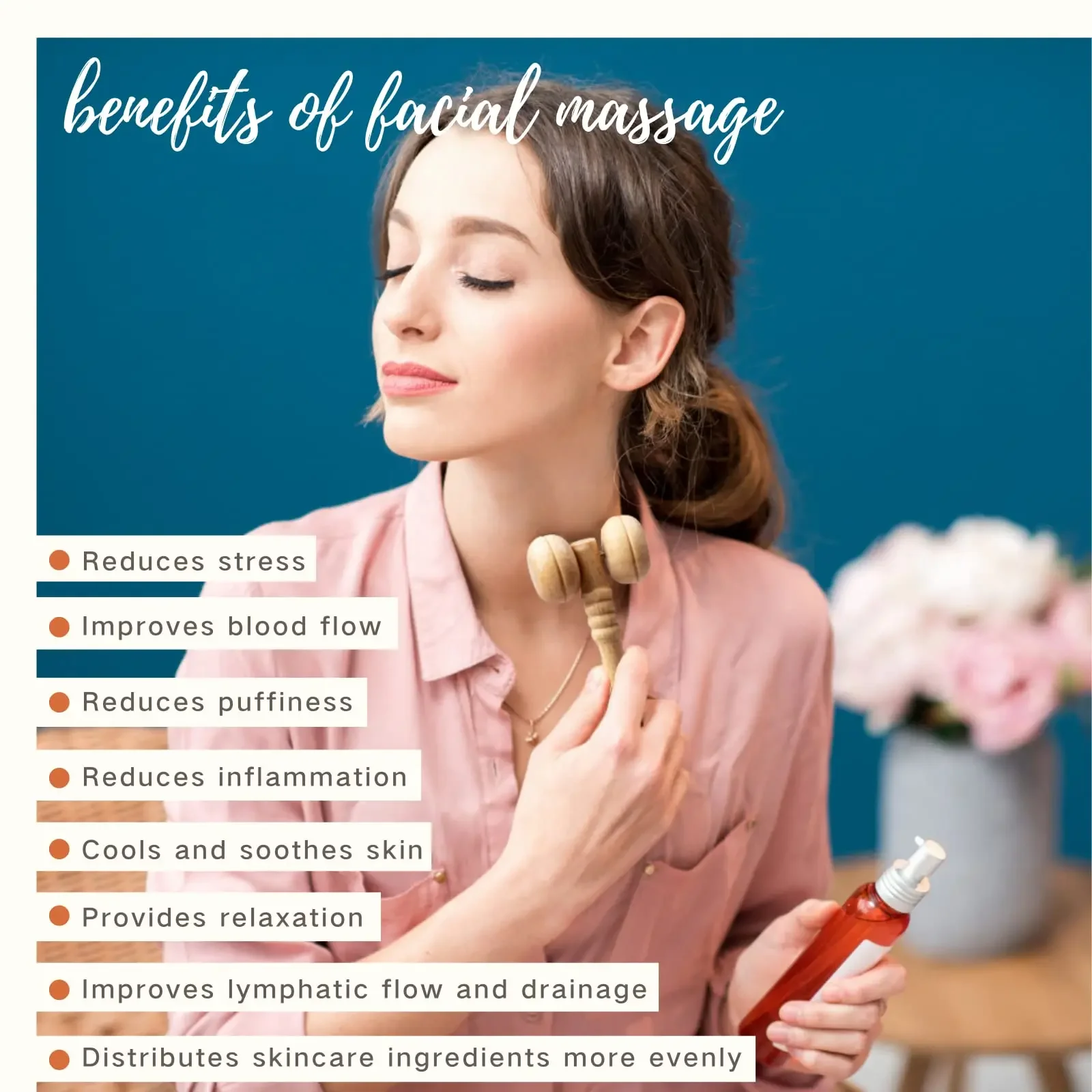 Wooden Face Massage Roller Facial Lifting Wrinkle Remover Face Anti-Cellulite Gua Sha Tool Facial Tissue Maderotherapy Roller