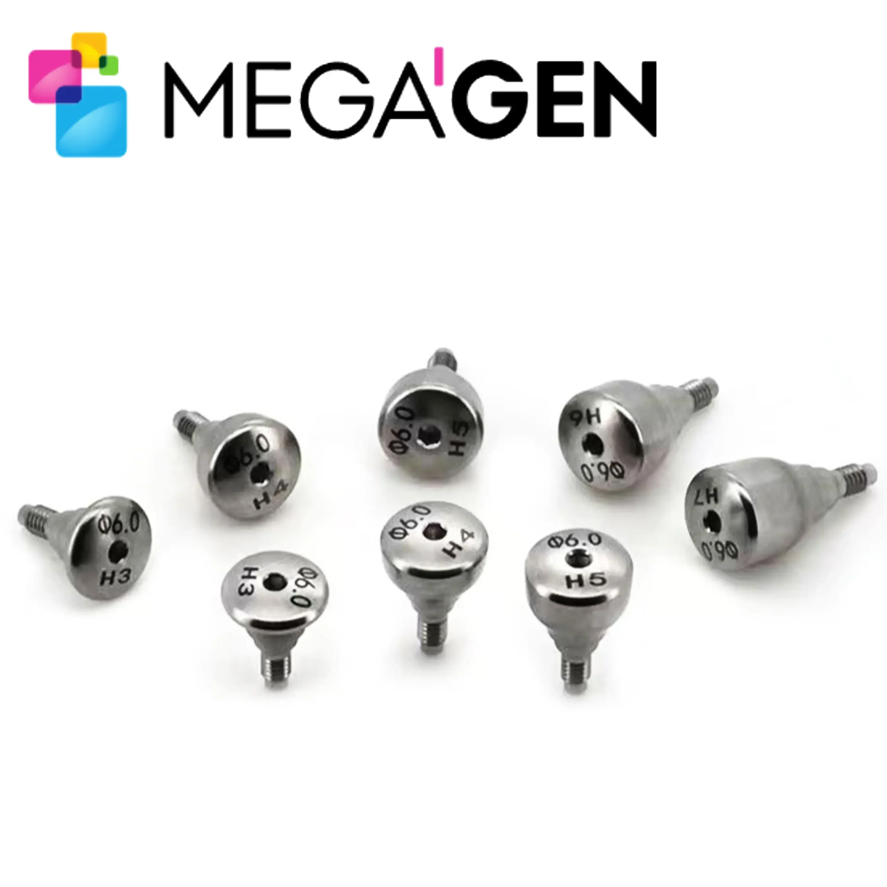 MegaGen AnyOne AO & AnyRidge AR Healing Abutment AO Straight Ti-Base Composite Abutment Dental Implant Prosthetic Components