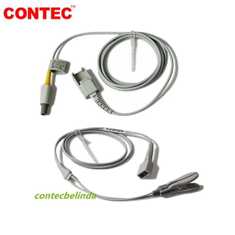 CONTEC Manufacture Veterinary VET Vital Signs Patient Monitor Multi-Parameter Use (Printer, IBP, Etco2,Carrying Bag Optional)