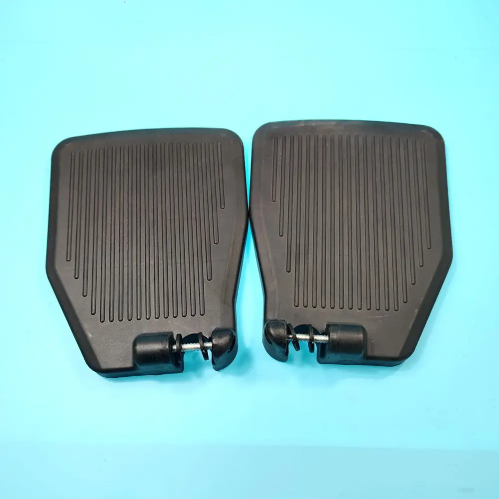 Wheelchair Accessories Pedal Thickened ABS Plastic Aluminum Alloy Footboard Gap Type A Pair Footrest