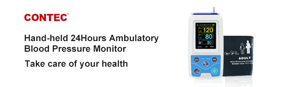 CONTEC ABPM50 Ambulatory Blood Pressure Monitor 24 Hours Holter with PC Software for Continuous Monitoring+USB Port