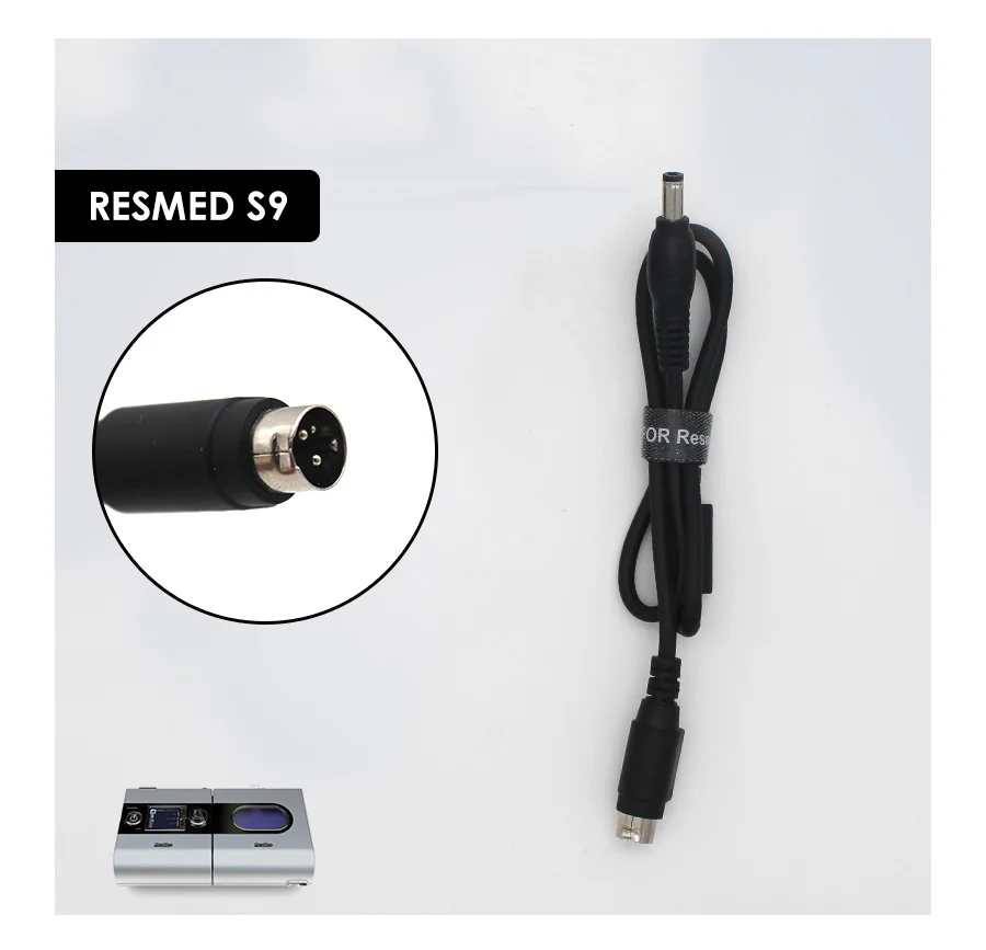 CPAP Machine Power Cord DC5521 For BMC ResMed Philips Travelling on Airplane Train Vehicle Vacation Holiday